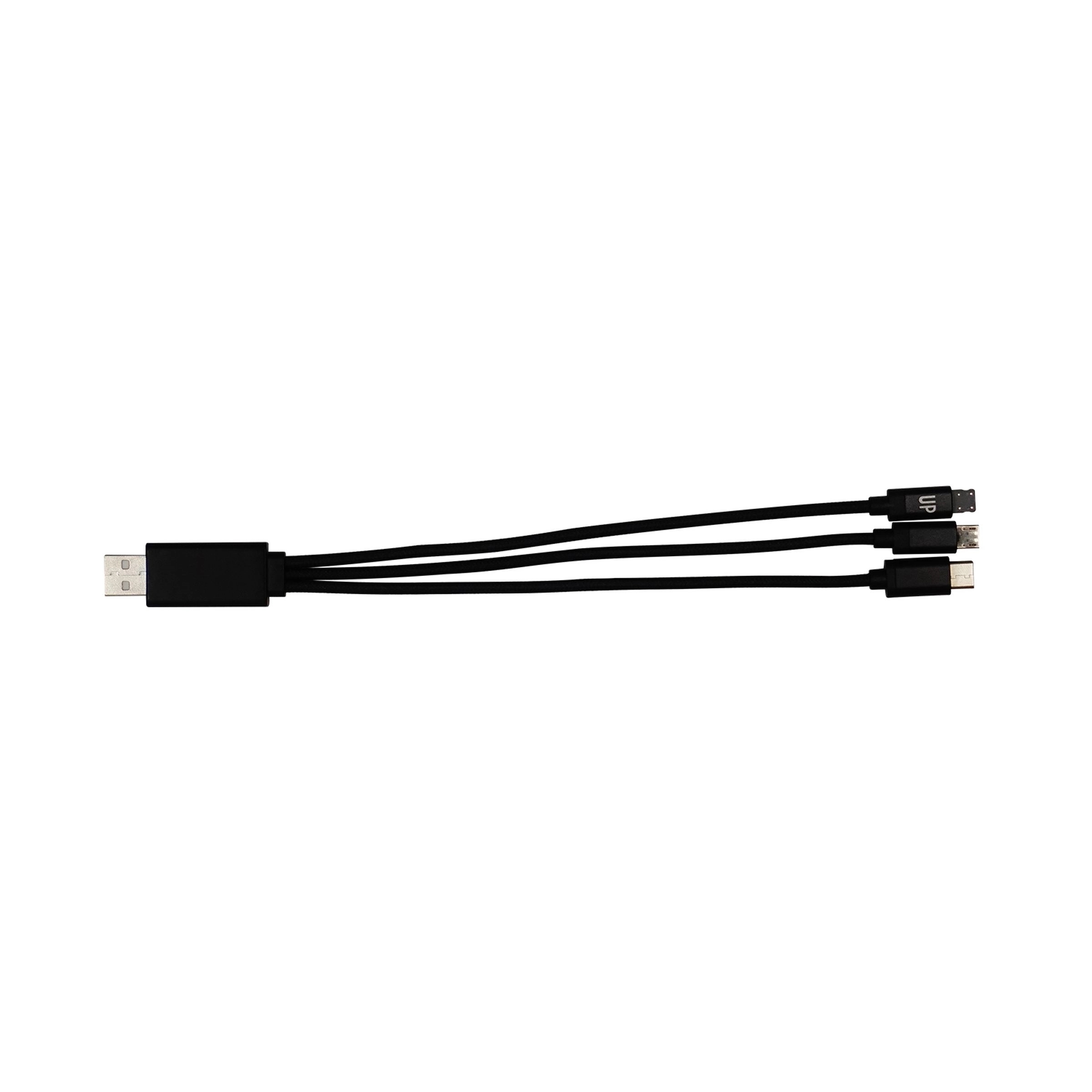 Metallic Light Up Logo Cable with Type C USB 11