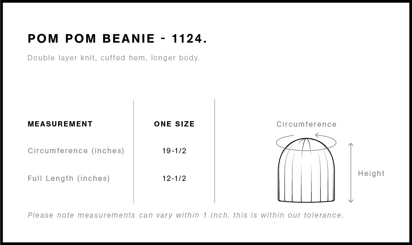 Pom Pom Beanie | 1124 20