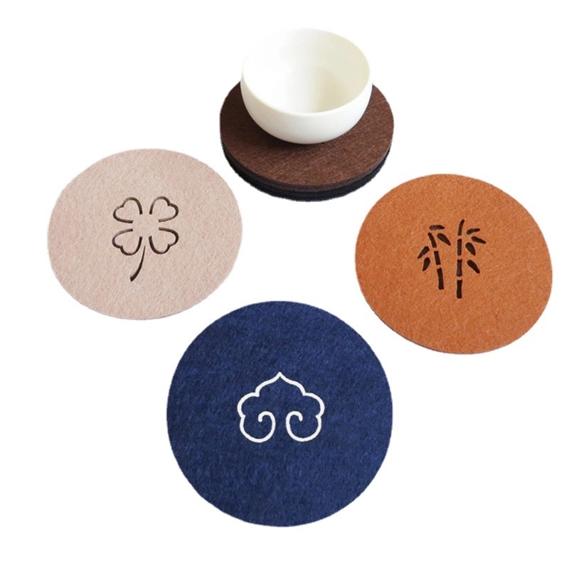 Round Felt Coaster 4