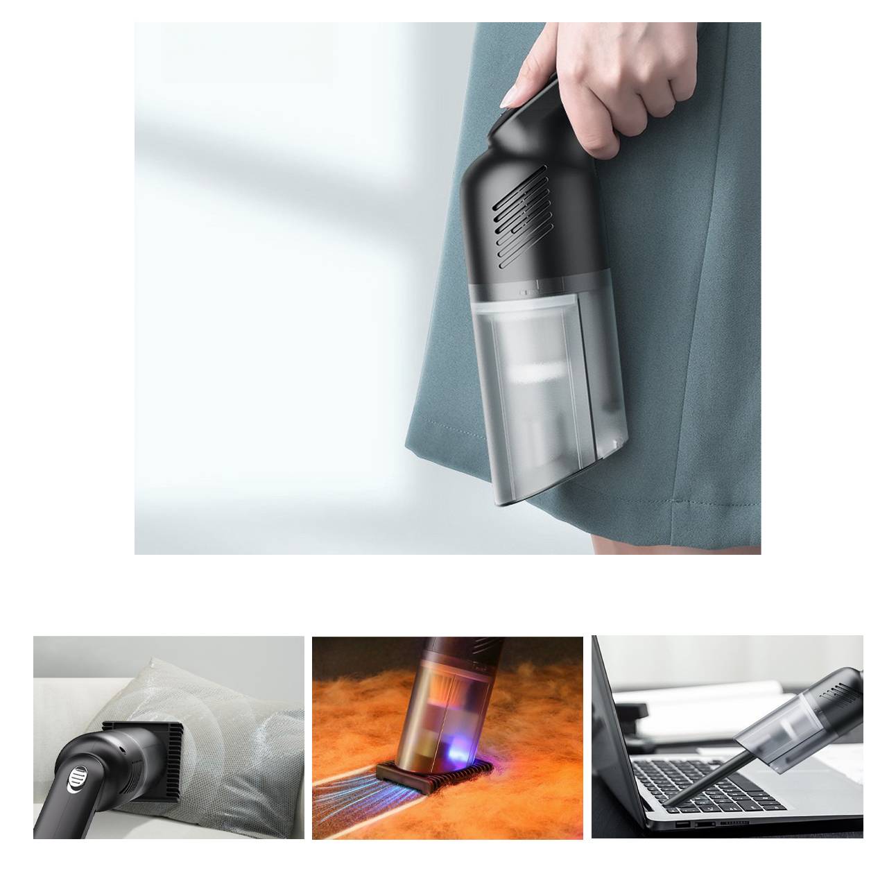 Powerful bactericidal anti-mite cordless vacuum cleaner 6