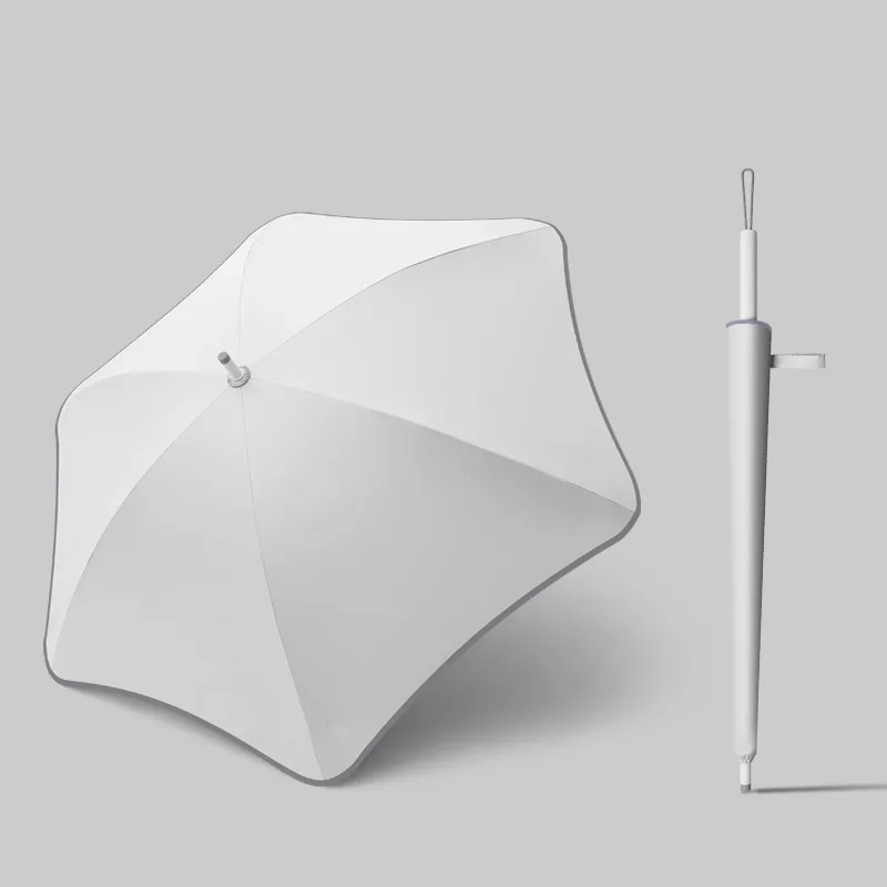 Creative safety bag angle stab proof long handle umbrella 4