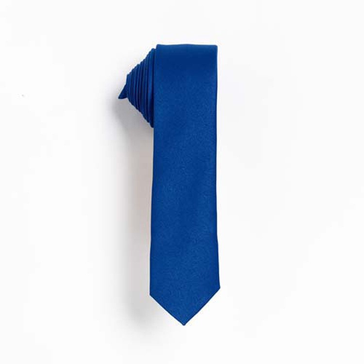 Royal Blue Skinny Tie 2