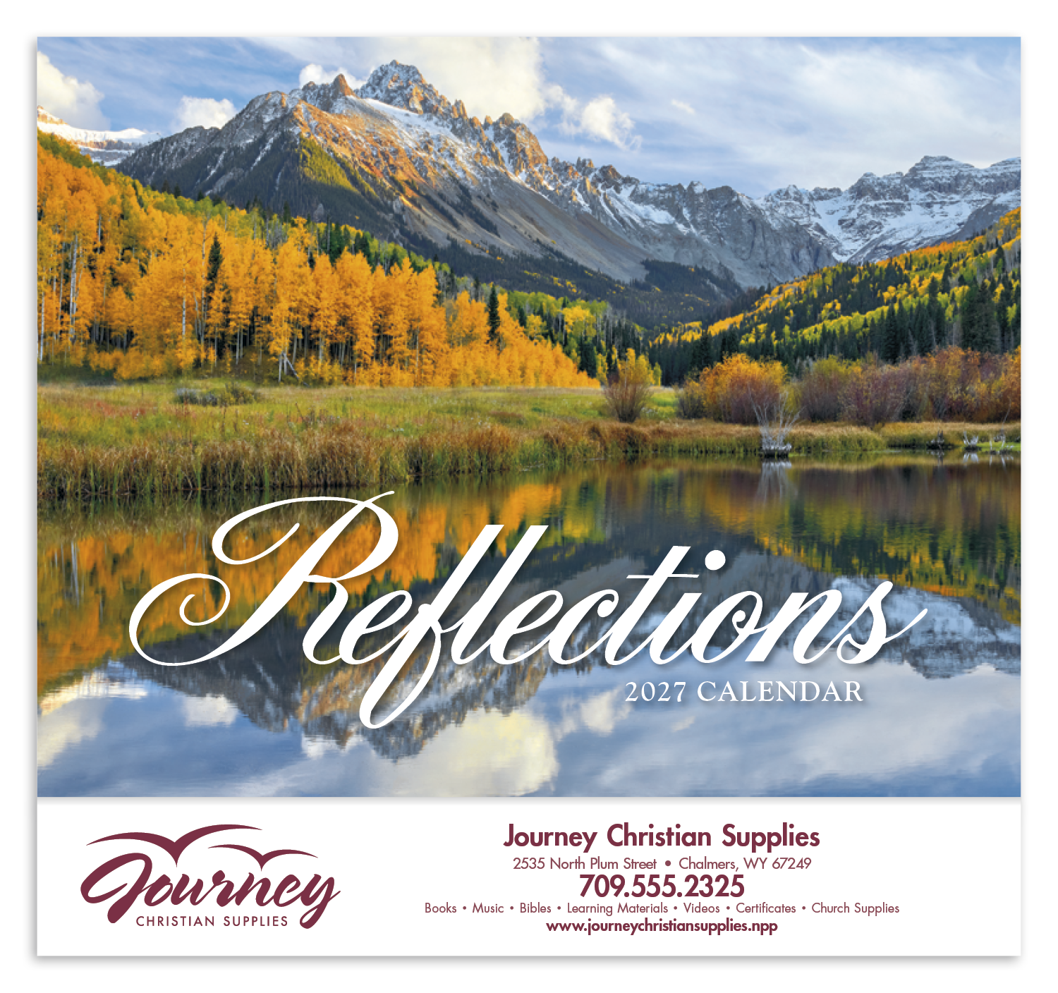 HotLine® Products Reflections (Non-Denominational) Appointment Calendar - Stapled 40