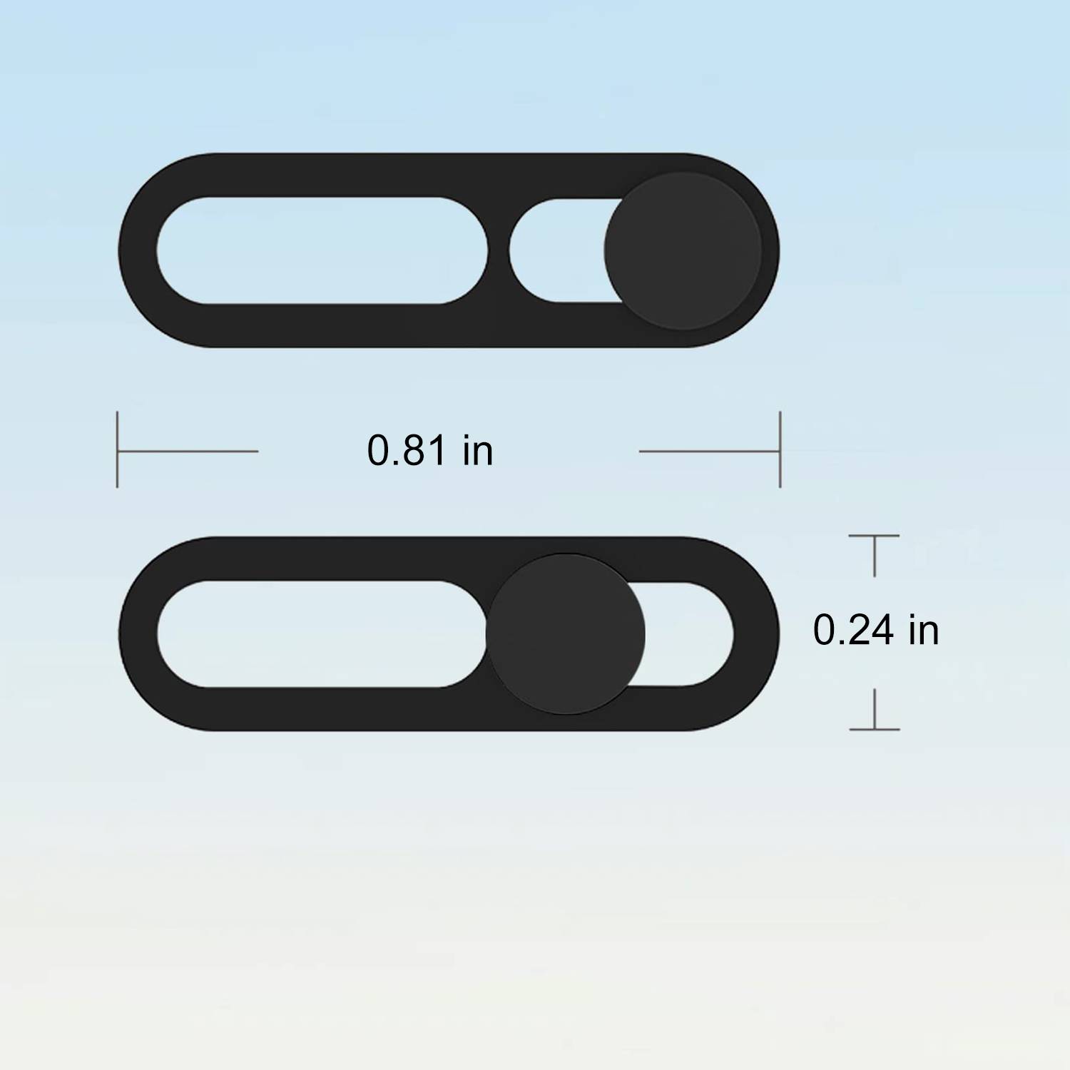 Slim Sliding Webcam Privacy Cover 7