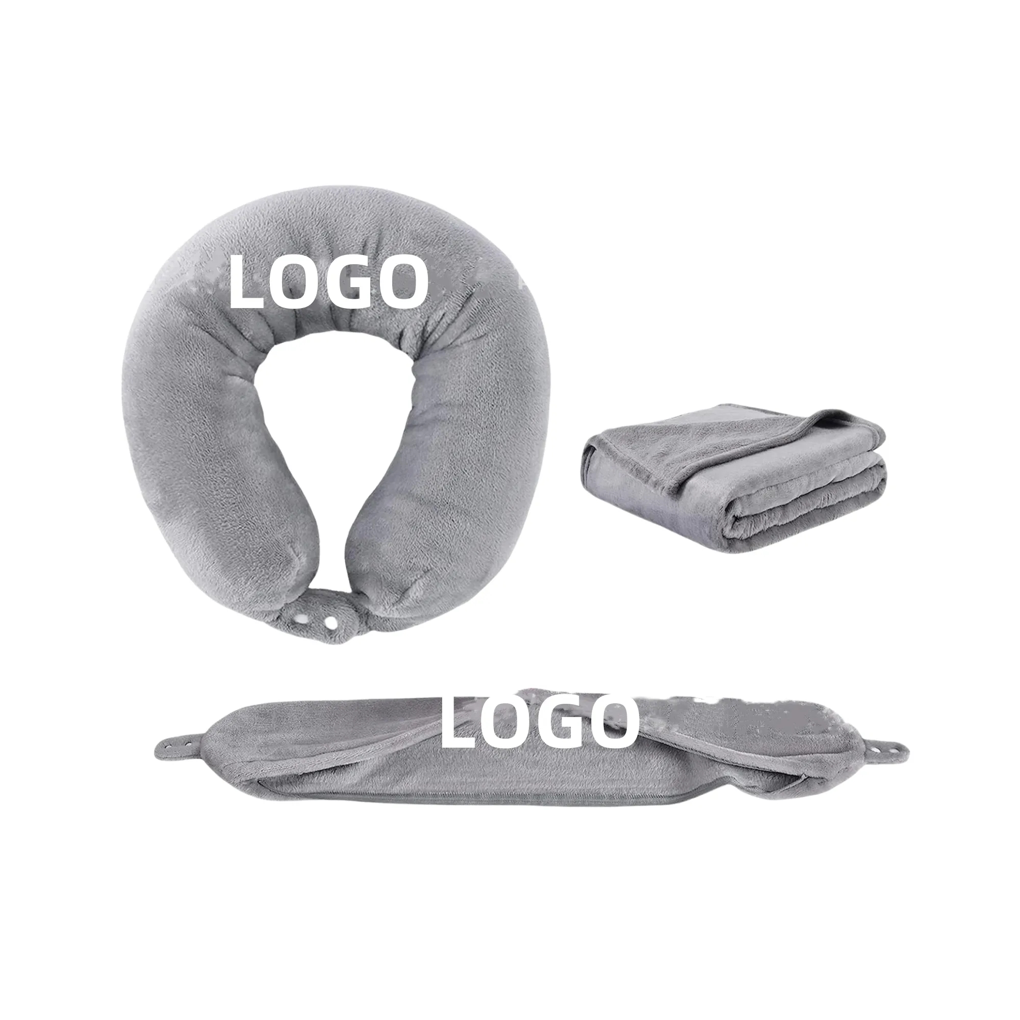 2 in 1 Travel Blanket Neck Pillow 2