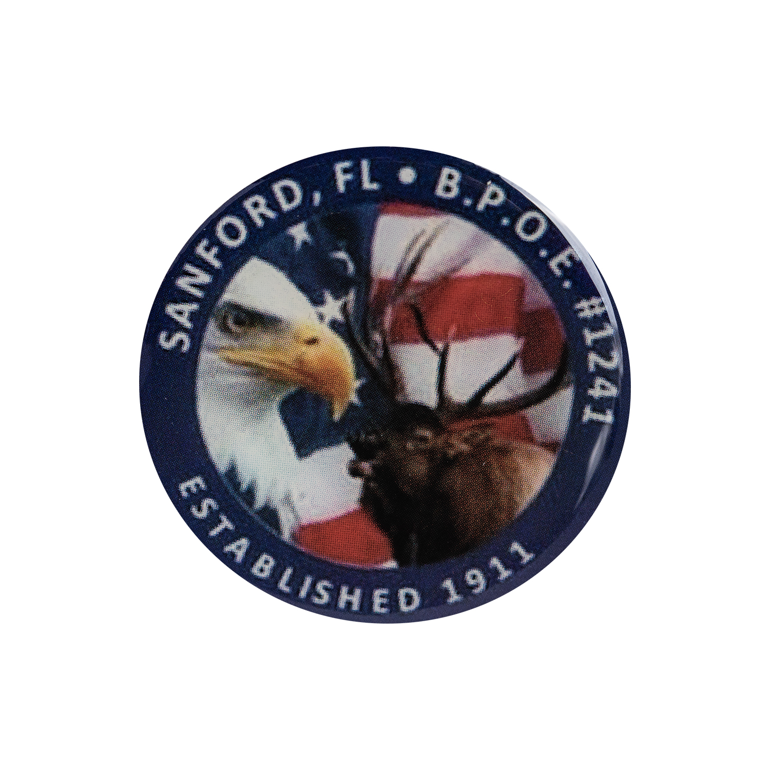 1.25" Lapel Pin - Offset Printed 3