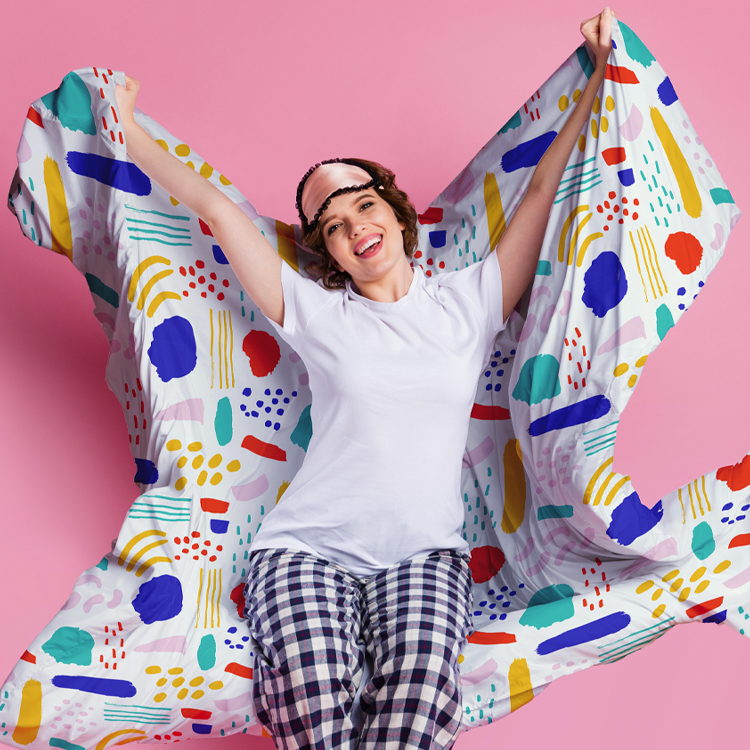 Silky Soft Plush Full Color Blanket 7