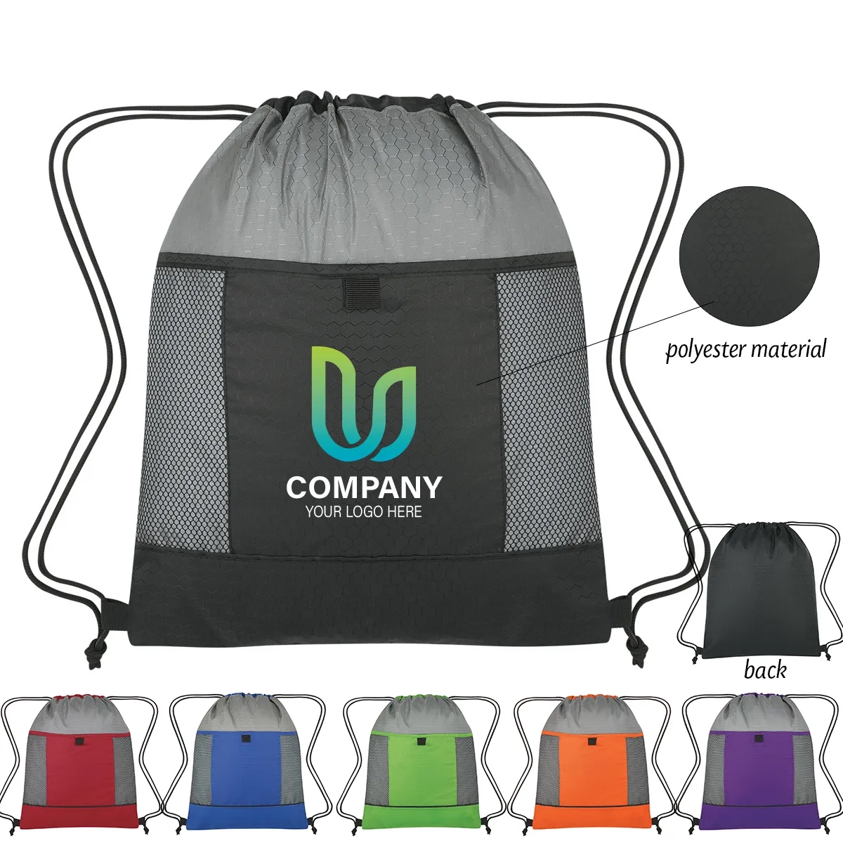 Honeycomb Ripstop Drawstring Sports Pack 5