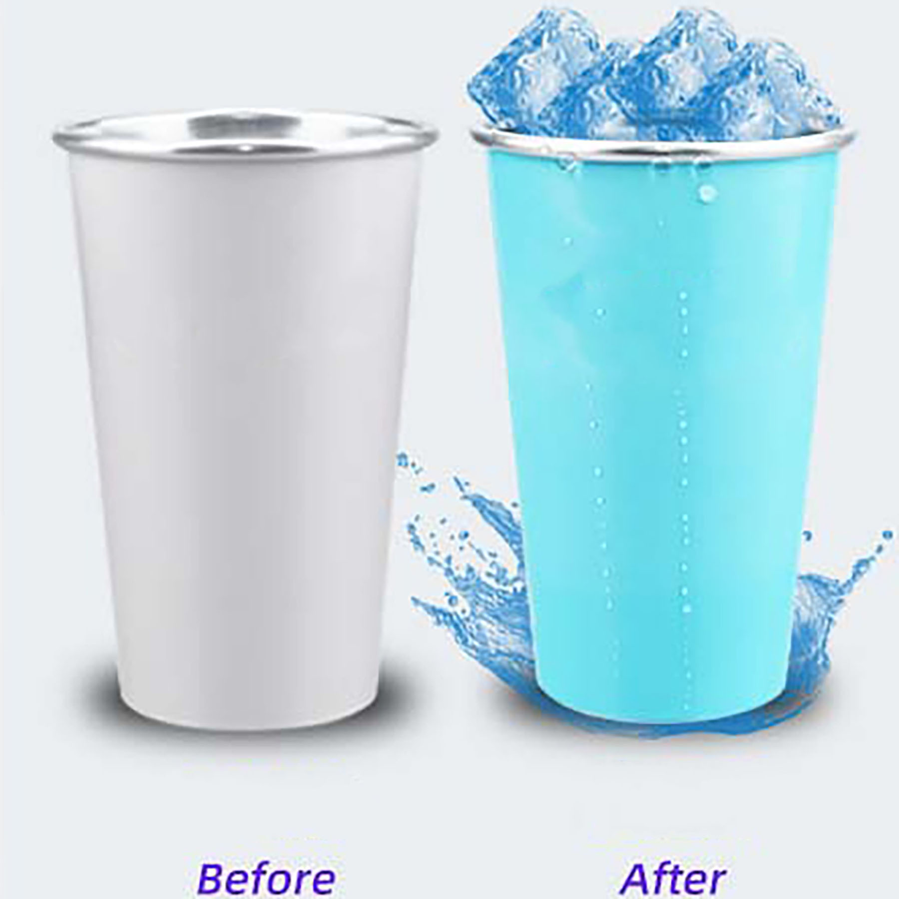 Color-changing Aluminum cup 3