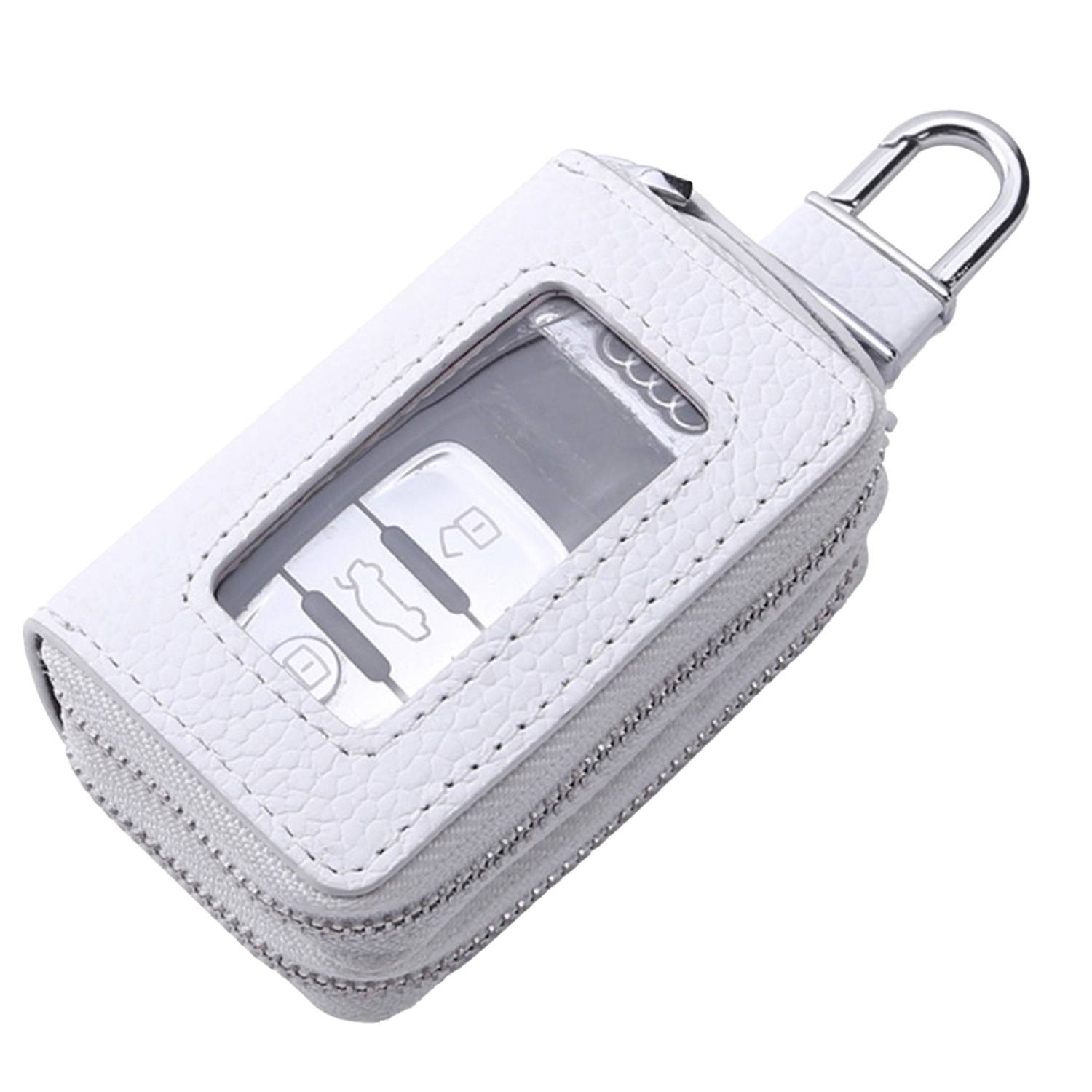 Durable car key bag w/ double zippers 10