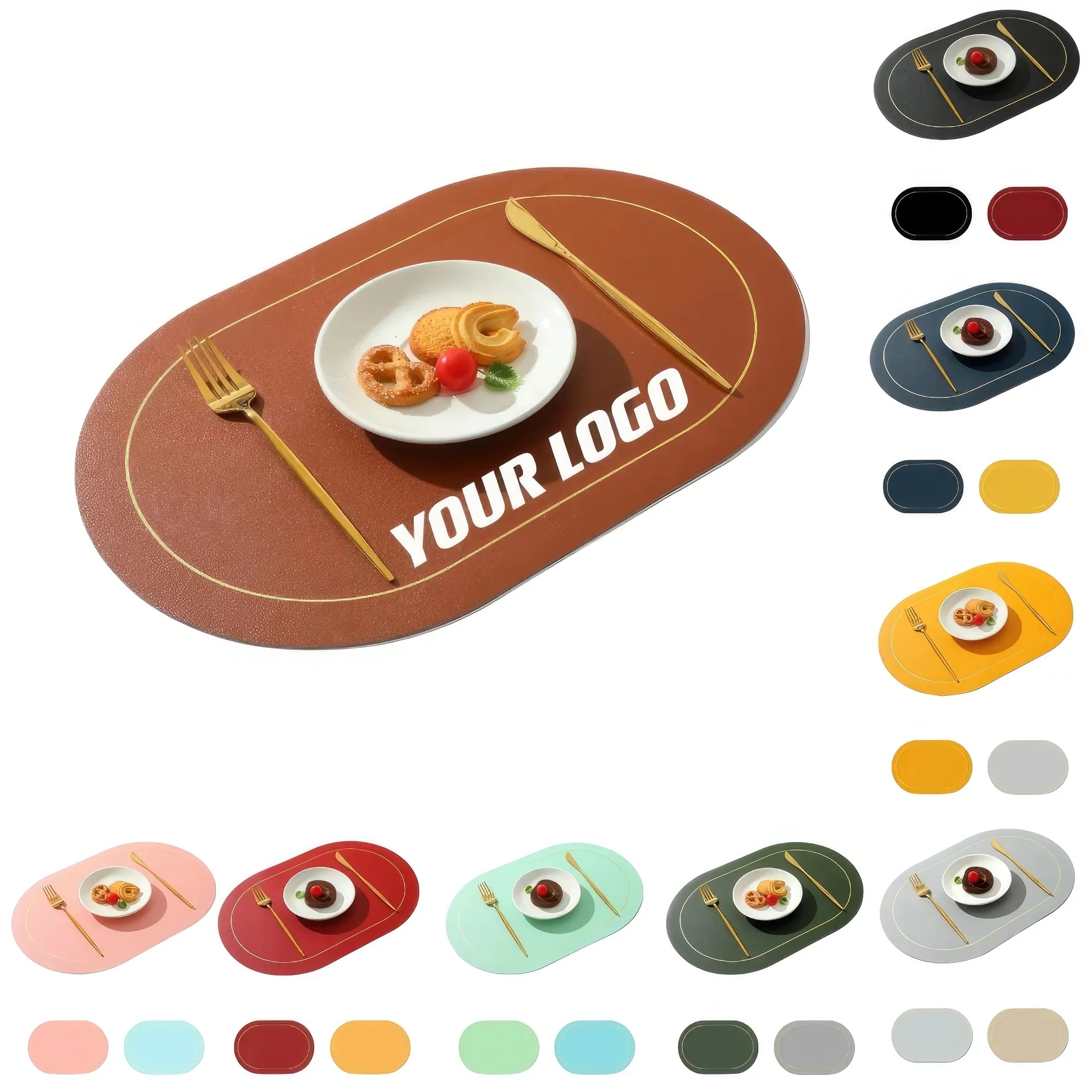 Double Sided Available Placemats For Dining Party 2