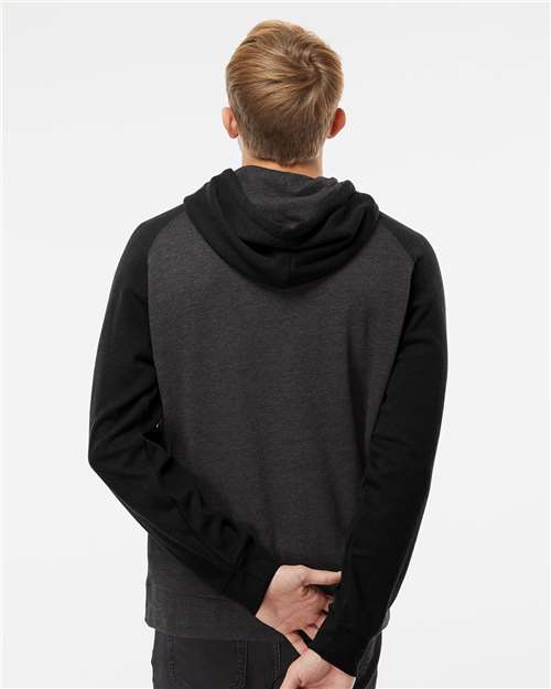 Unisex Raglan Hooded Sweatshirt - IND40RP 70