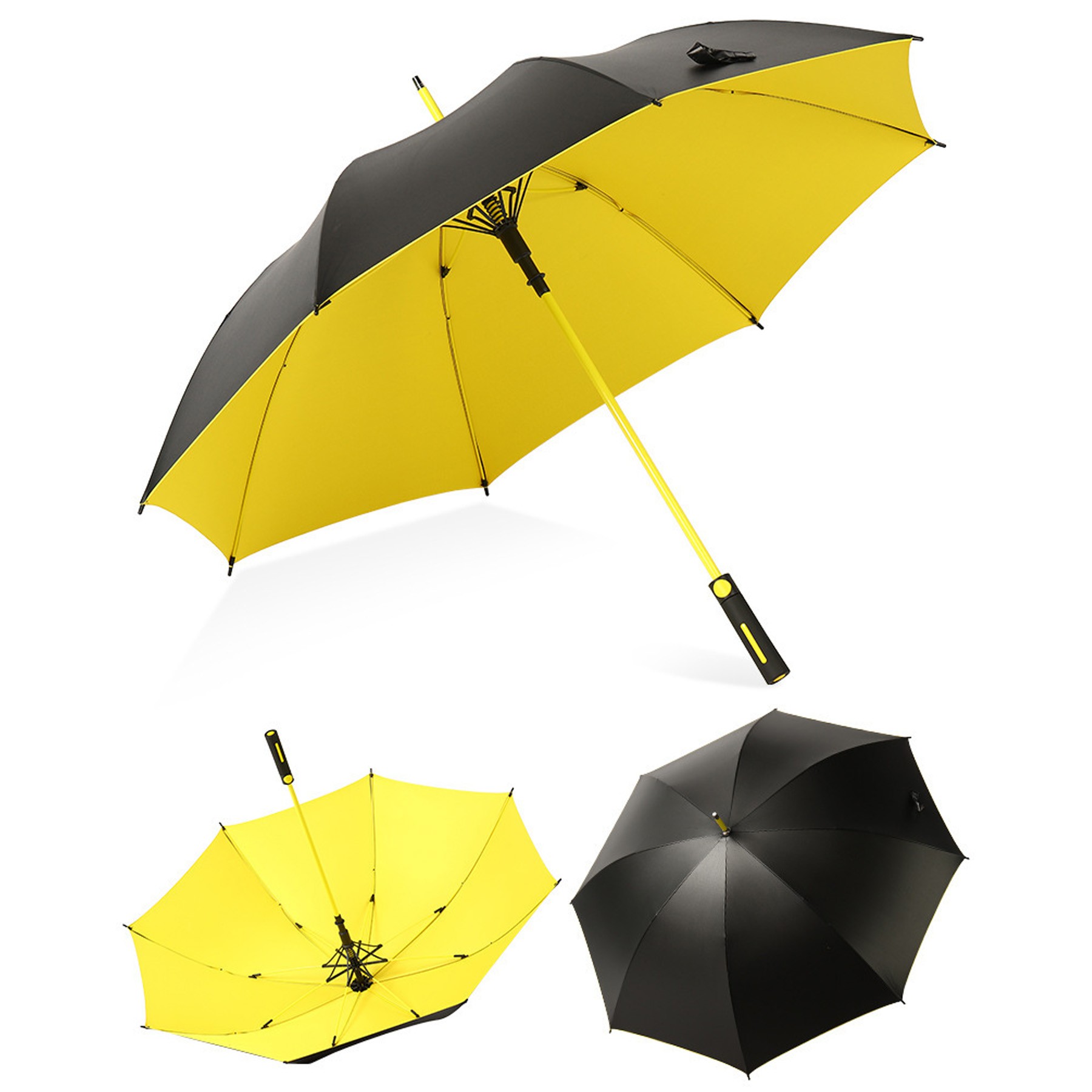 Black Tape Windproof Umbrella 5