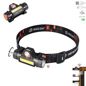 Headlamp Flashlight With 5 Lighting Modes And Elastic Band 29