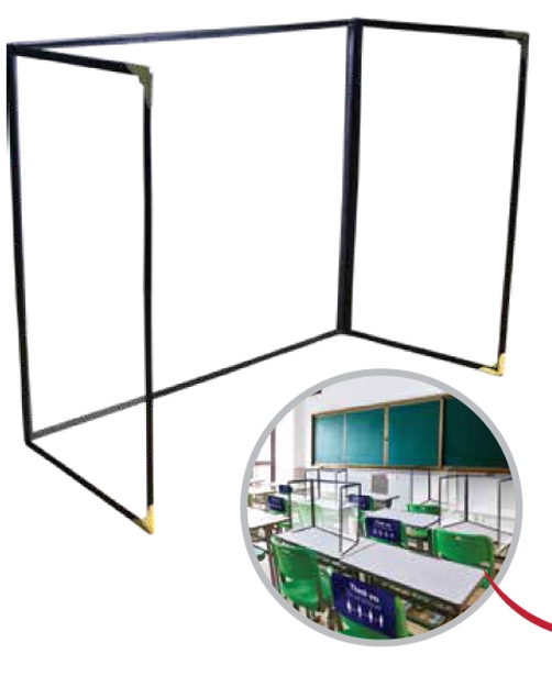 Menu-Style Personal Sneeze Guard 1