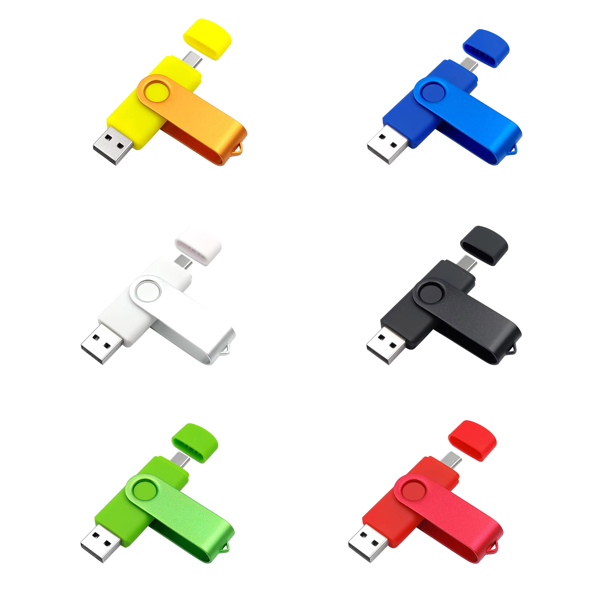 MOQ 30 pcs 32GB Dual Interface USB Drive 2
