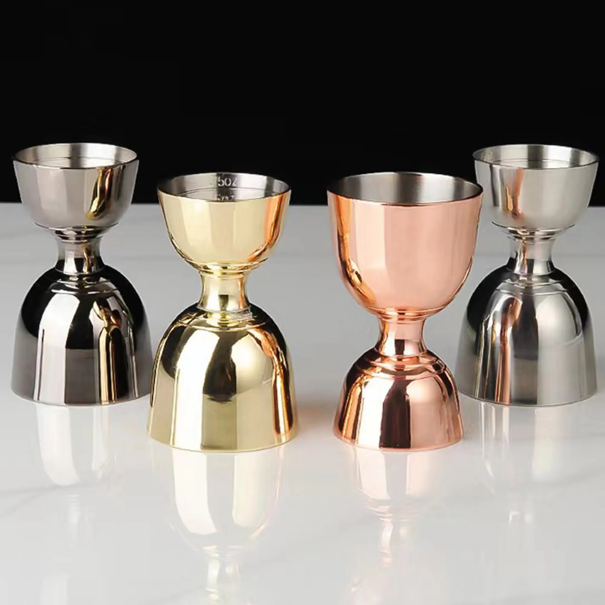 Bar Double Jigger Stainless Steel Set 5