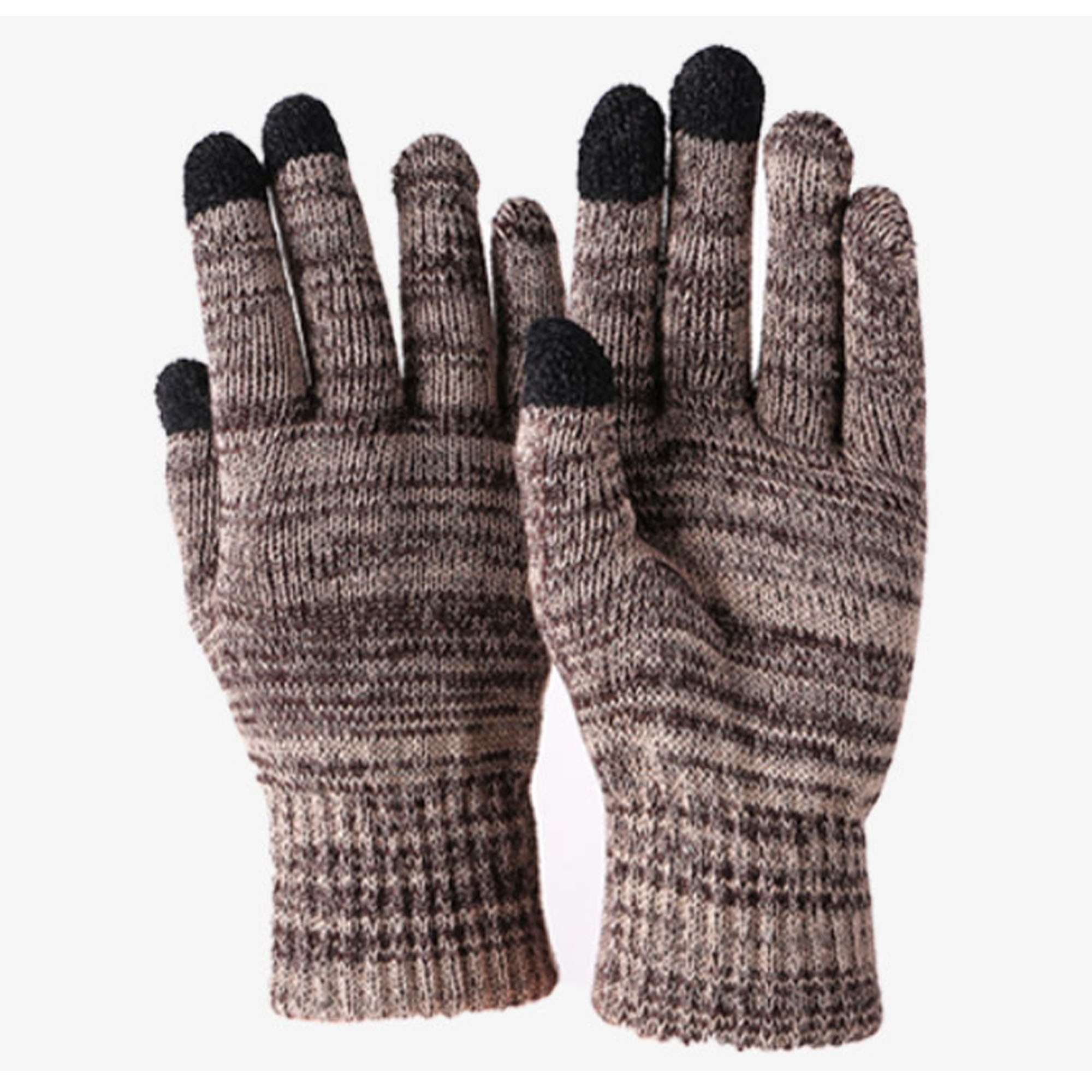 Polyester Comfortable Knitted Three Piece Winter Set 2
