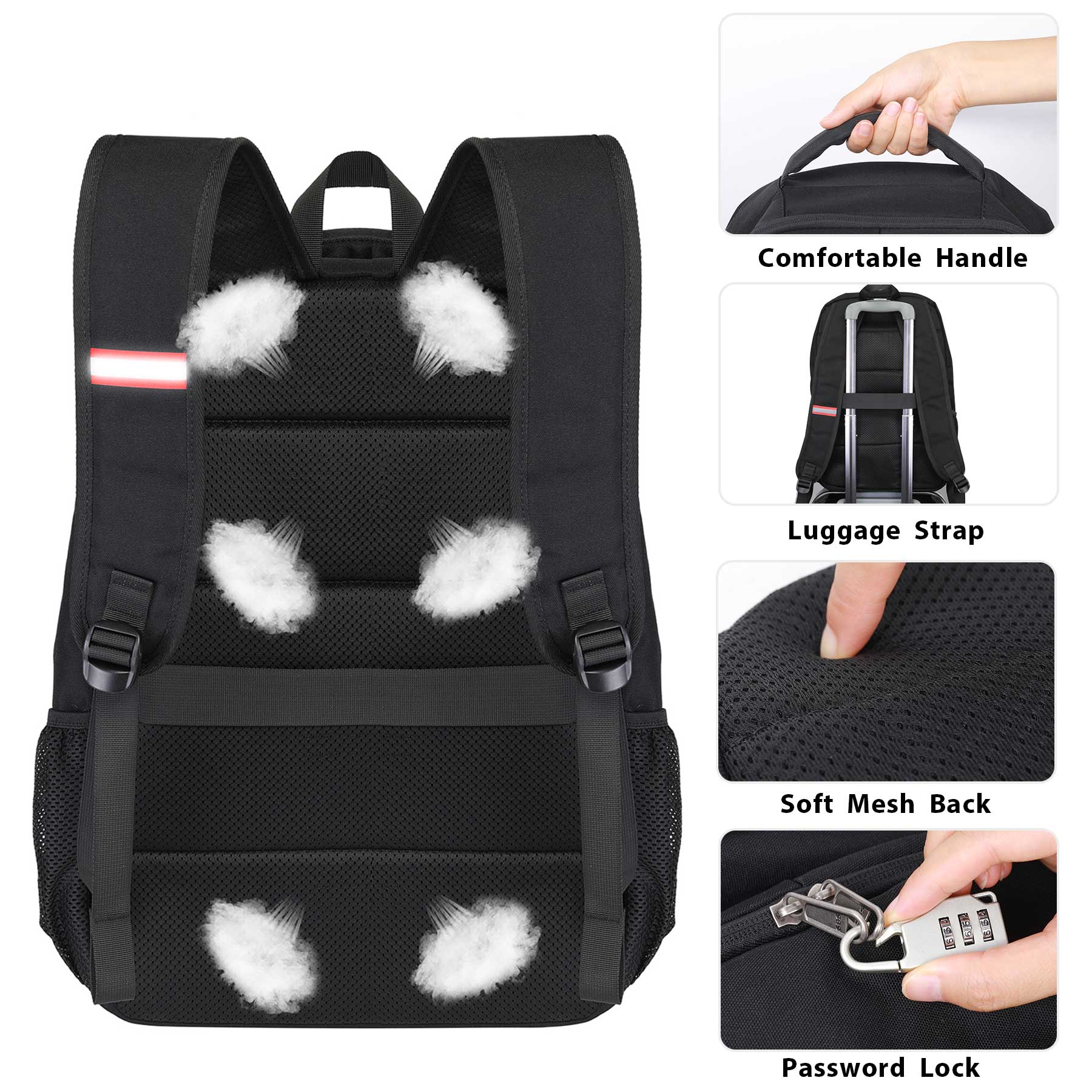 Utility 17" Anti-Theft Business Laptop Backpack 4