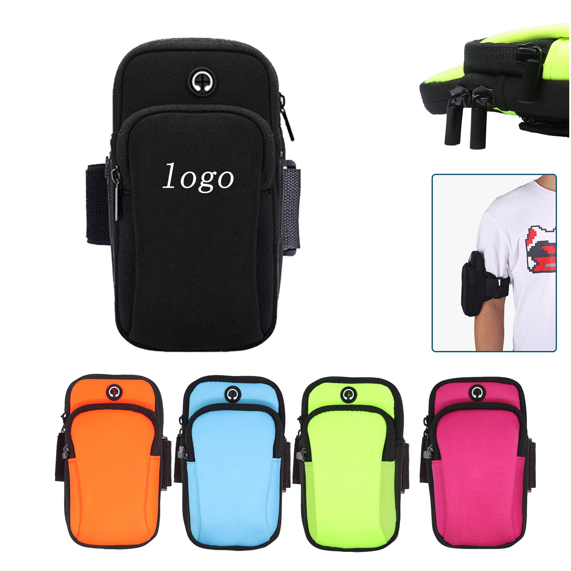 Outdoor Sports Running Mobile Phone Wrist Bag 3