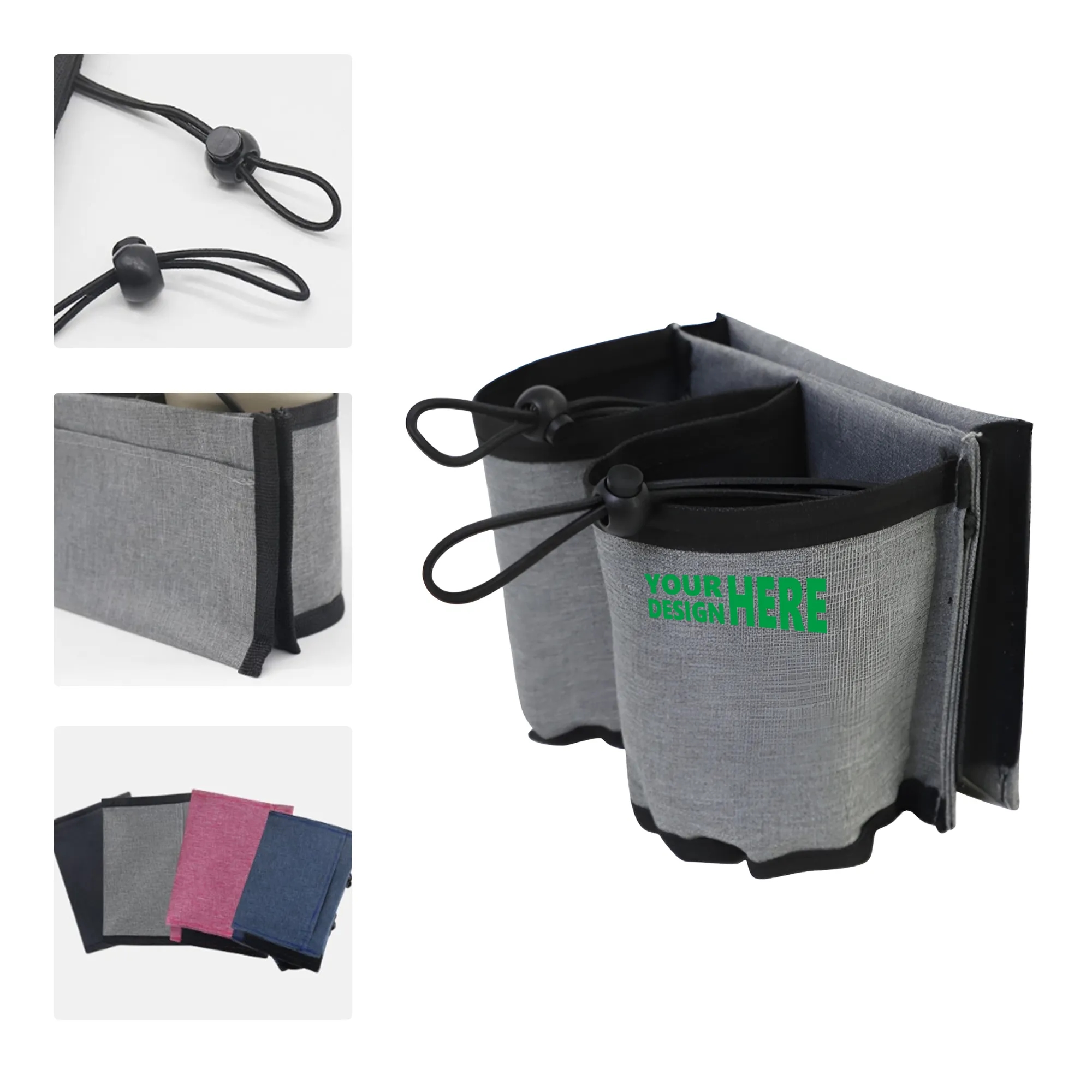 MOQ50 Portable Luggage Cup Holder 3