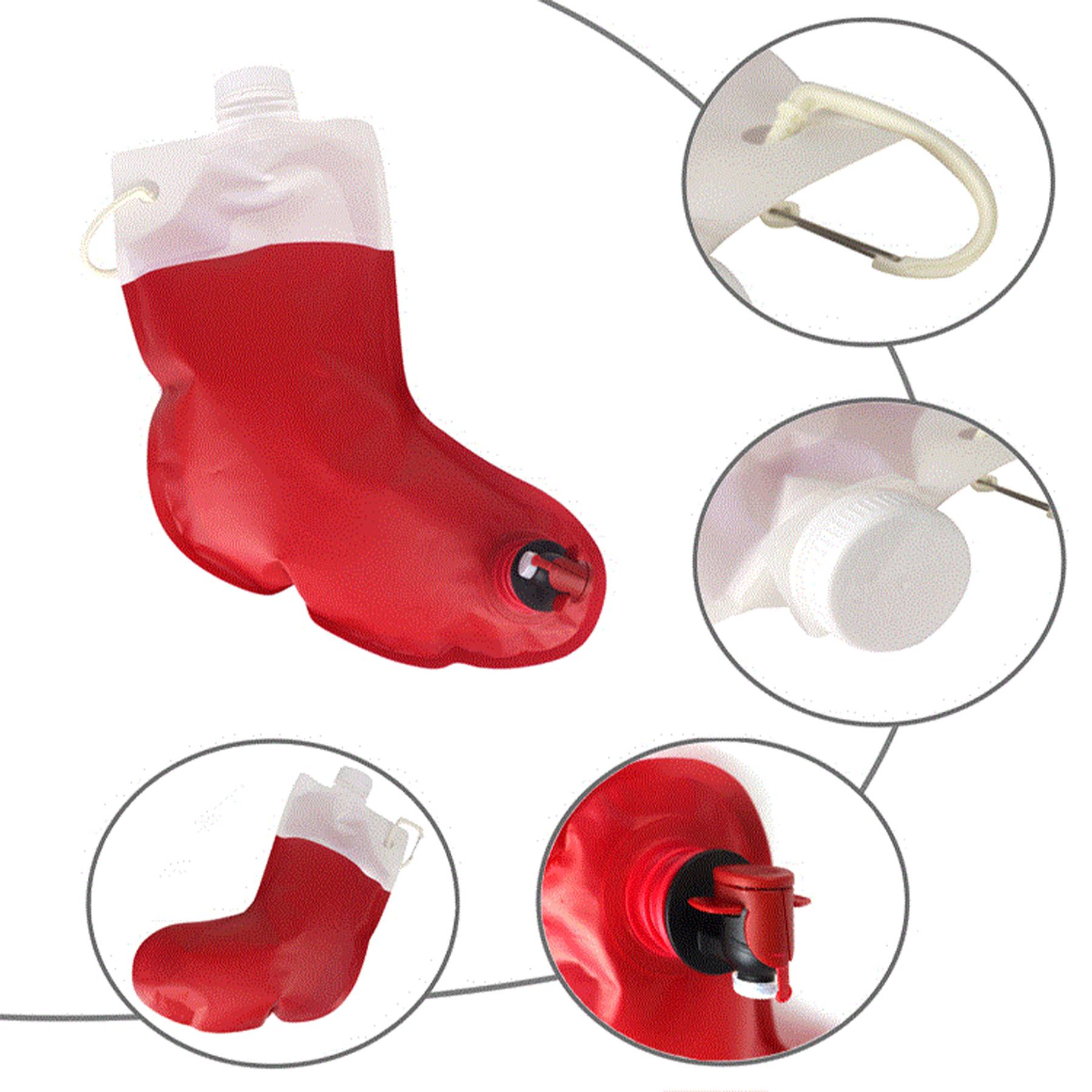 Polyethylene (Pe) Christmas stocking hydration bladders 4