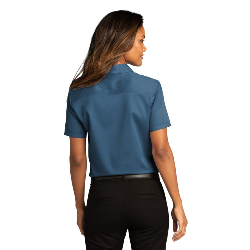 Port Authority Ladies Short Sleeve SuperPro React Twill Shirt. 7