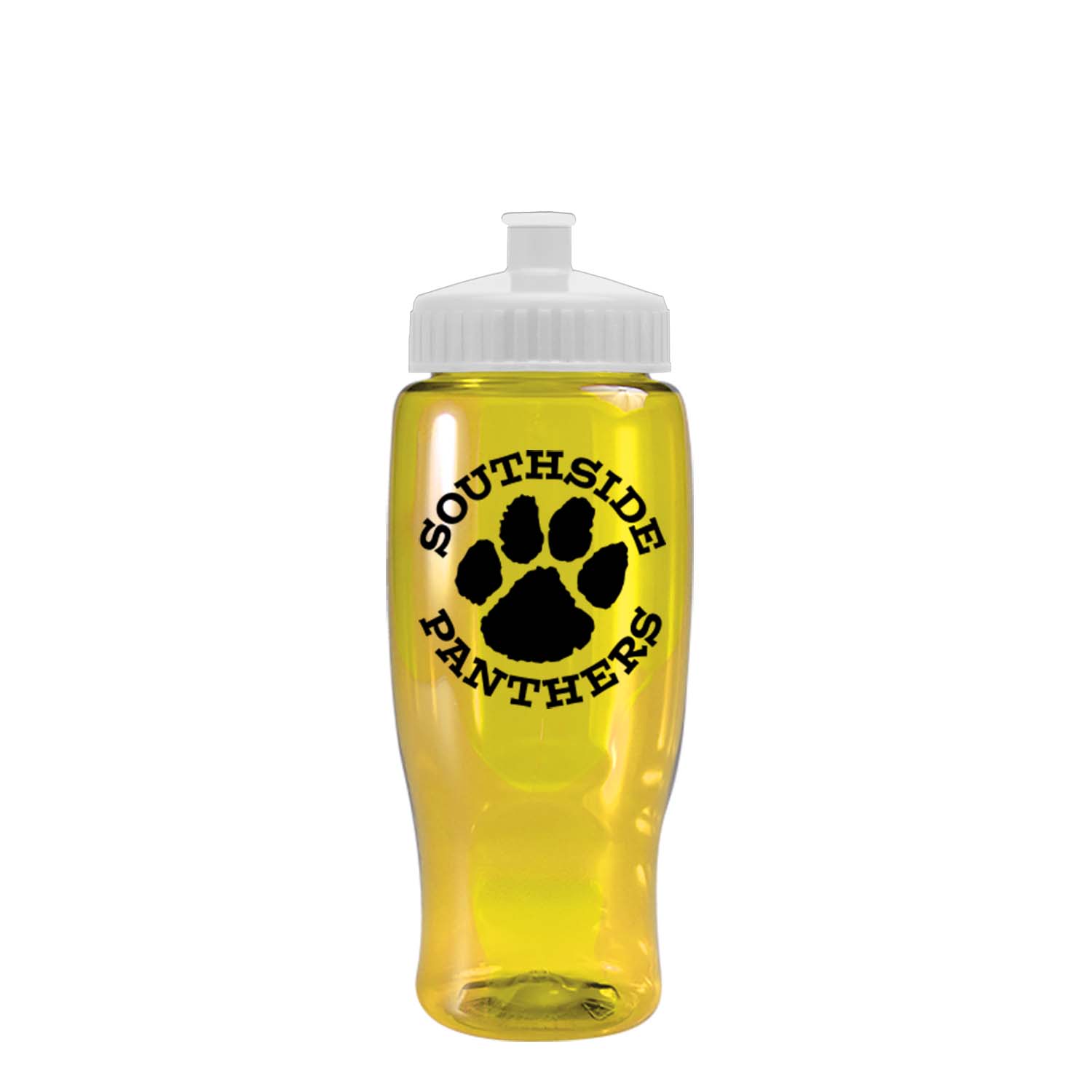 Poly-pure - 27 oz. Transparent Bottle with Push pull 7