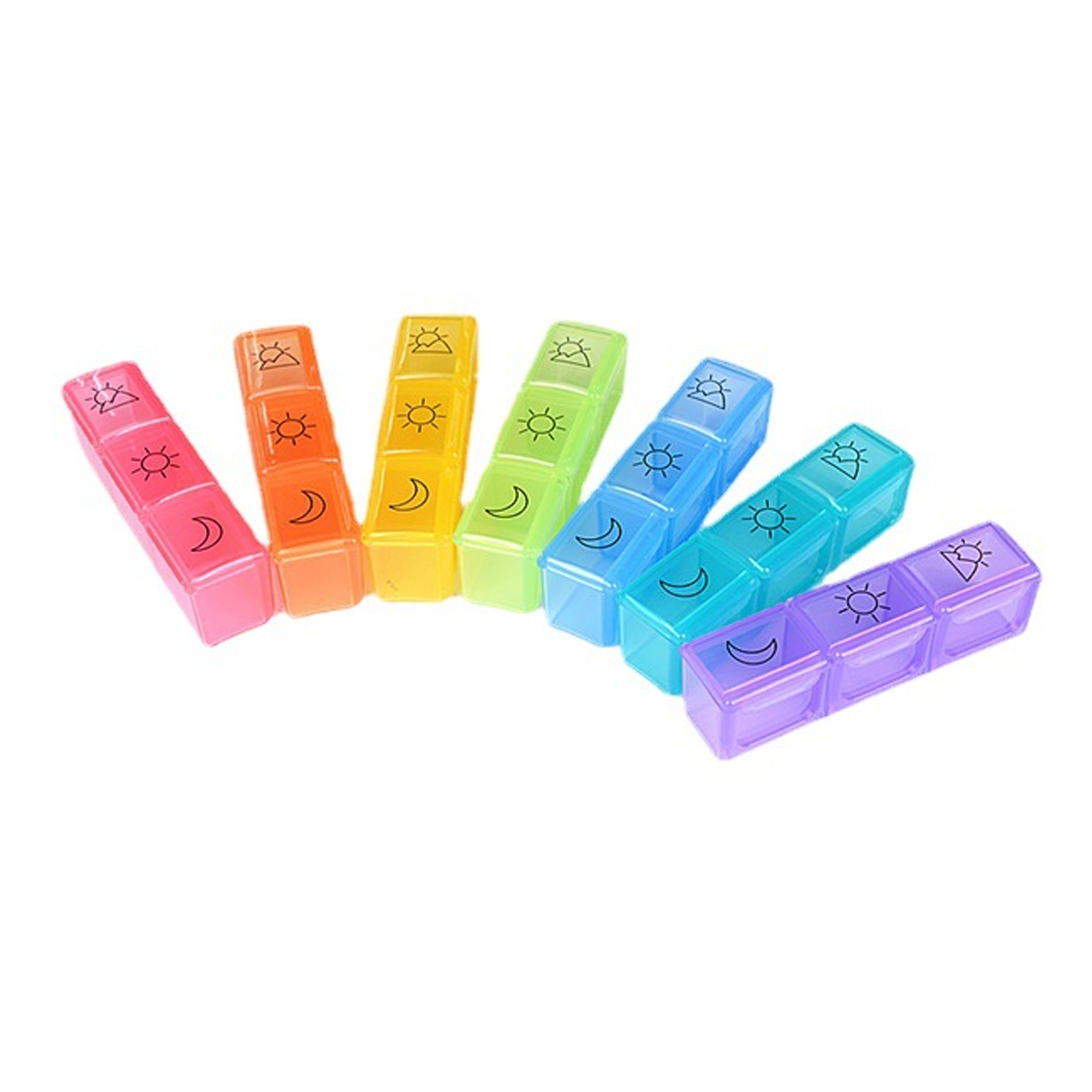 Portable Three-Compartment Mini Daily Medicine Box Daily 2