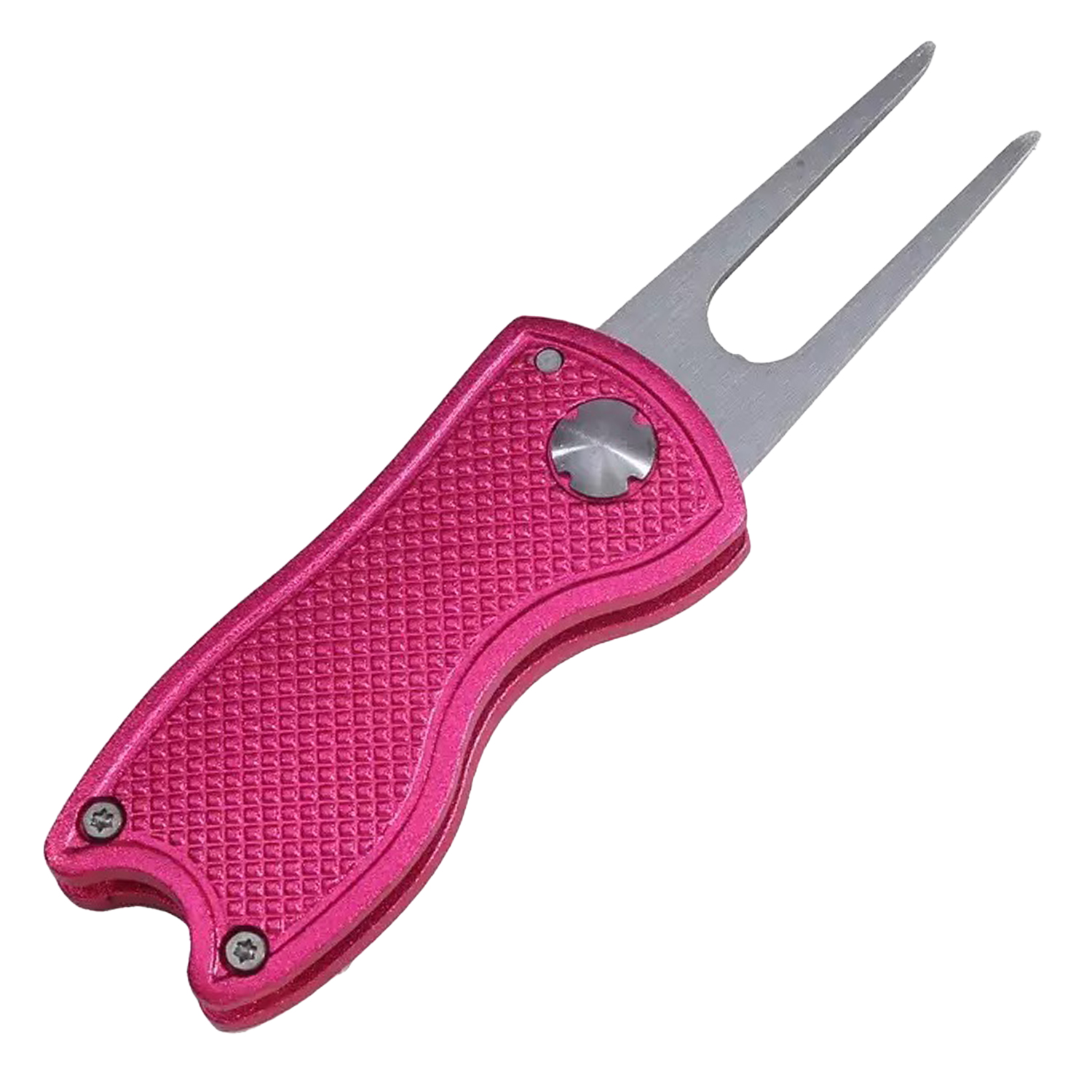 TiTUS® Golf Divot Tool Steel Fork, Alloy Handle & White  Ball Marker 2