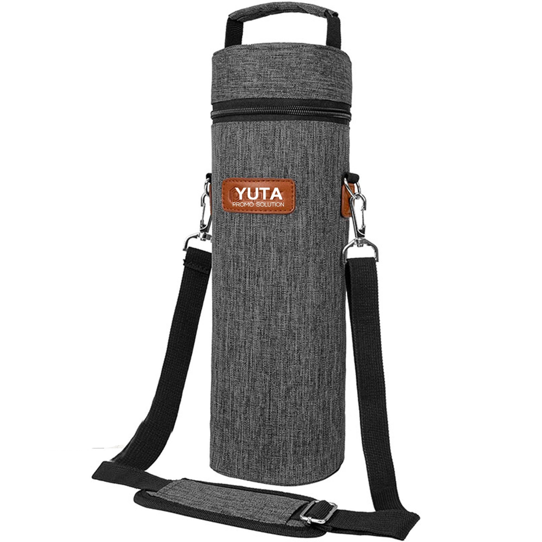 Single Bottle Wine Tote Bag With Shoulder Strap 2