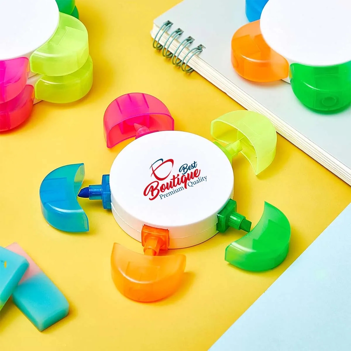 5-In-1  Flower Shape Watercolor Highlighters 4
