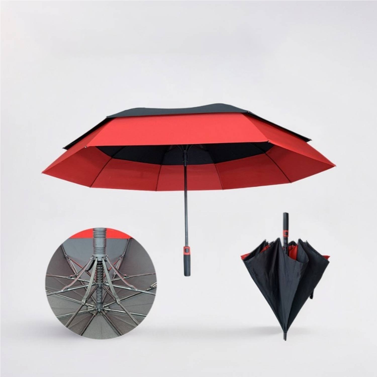 UV Rain Protection Auto Open Golf Umbrella 5