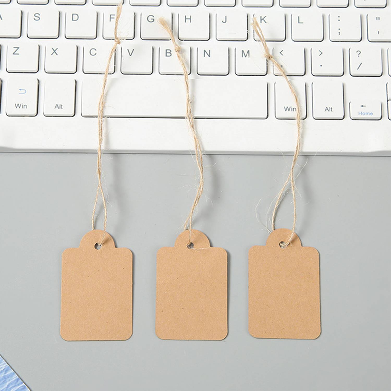 100Pcs Kraft Paper Price Hang Tag 2