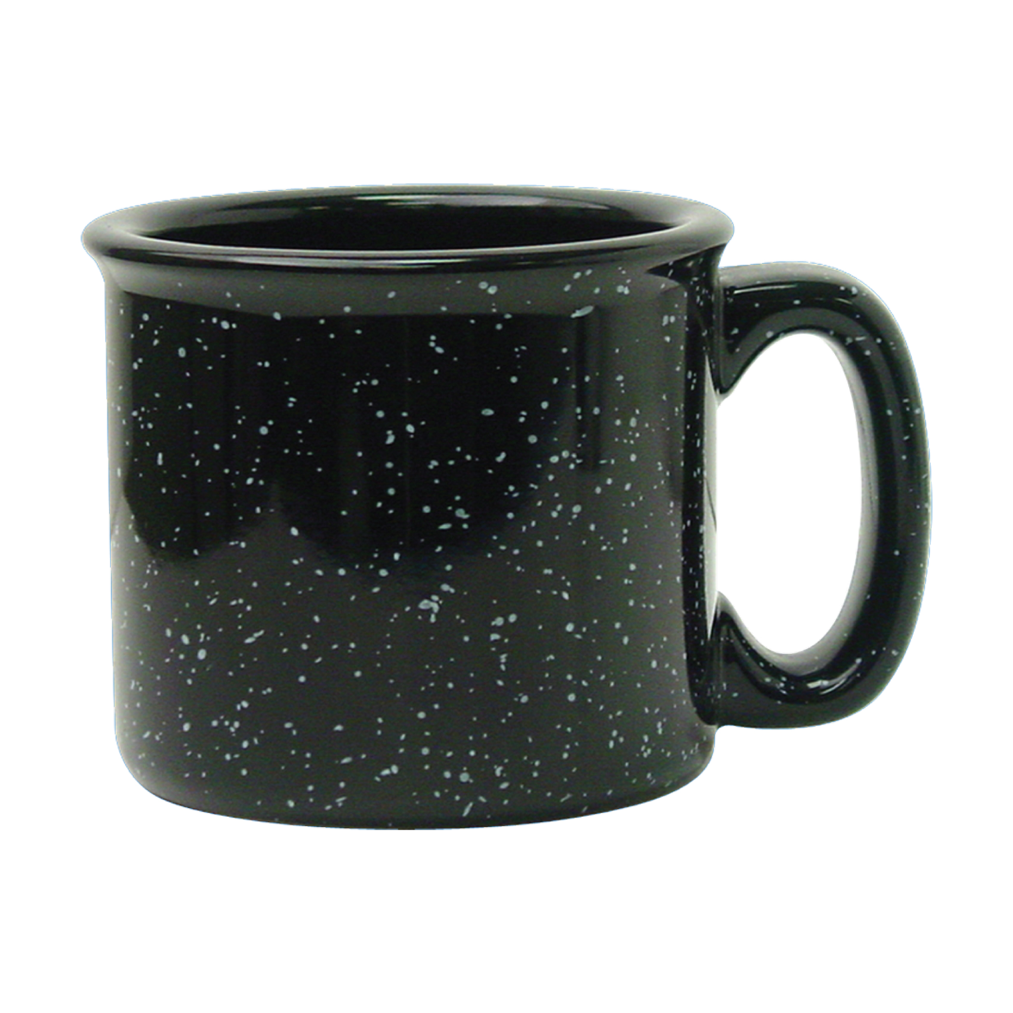 15 oz Black Campfire Mug