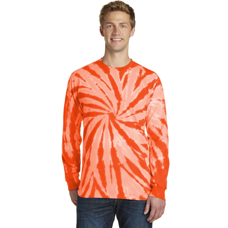 Port & Company Tie-Dye Long Sleeve Tee. 7