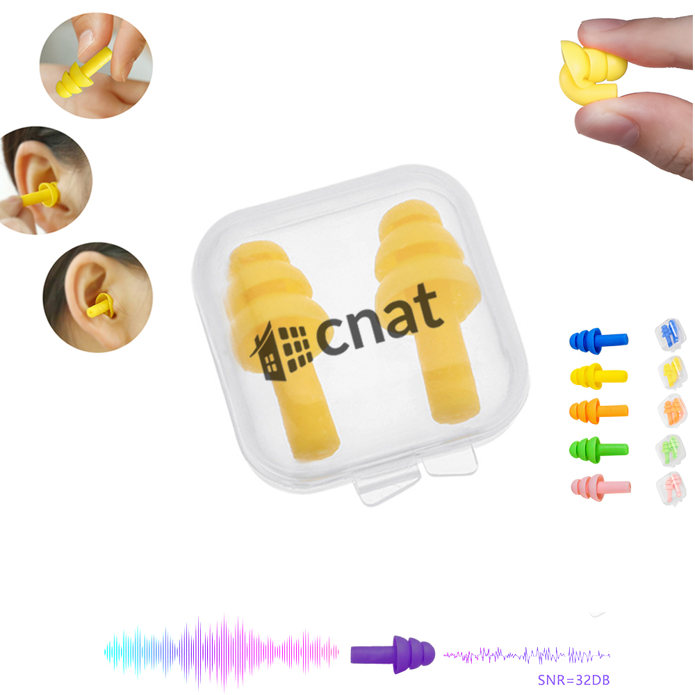 Safety Earplugs in clear case 1