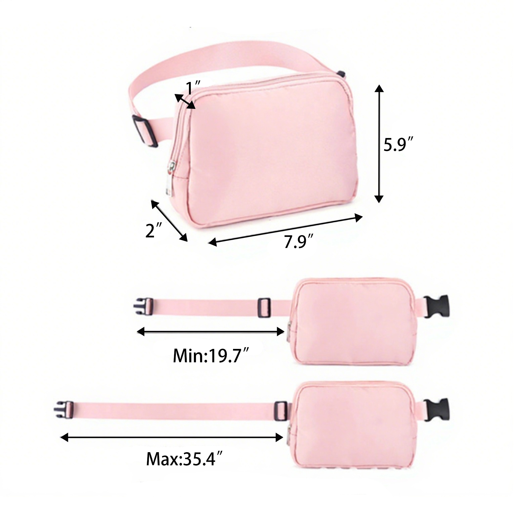 Unisex Crossbody Belt Bag 3