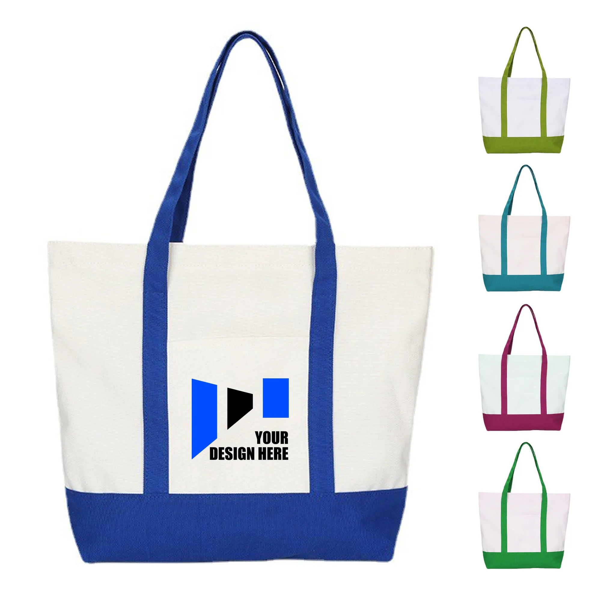 Canvas Grocery Tote Bag, custom tote bag with logo imprint 2