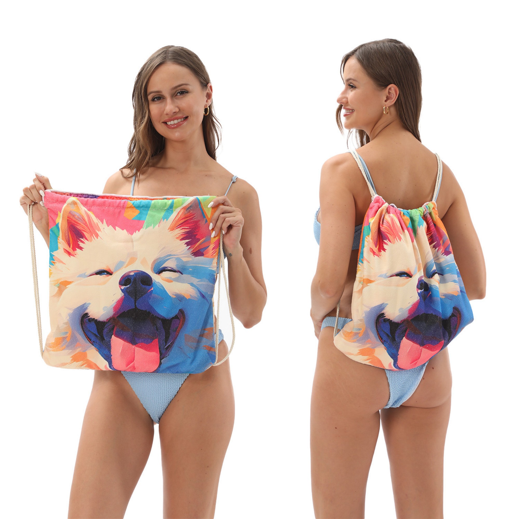 2-in-1 Foldable Beach Towel 4