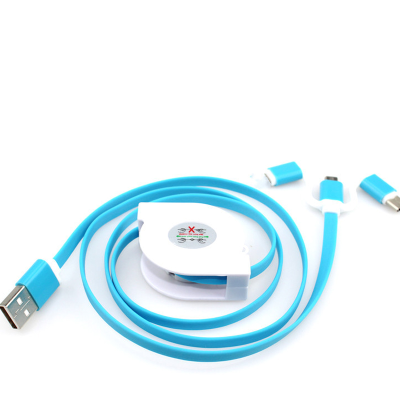 3 In 1 Retractable Multi 2.4A Fast Charging Cable 9