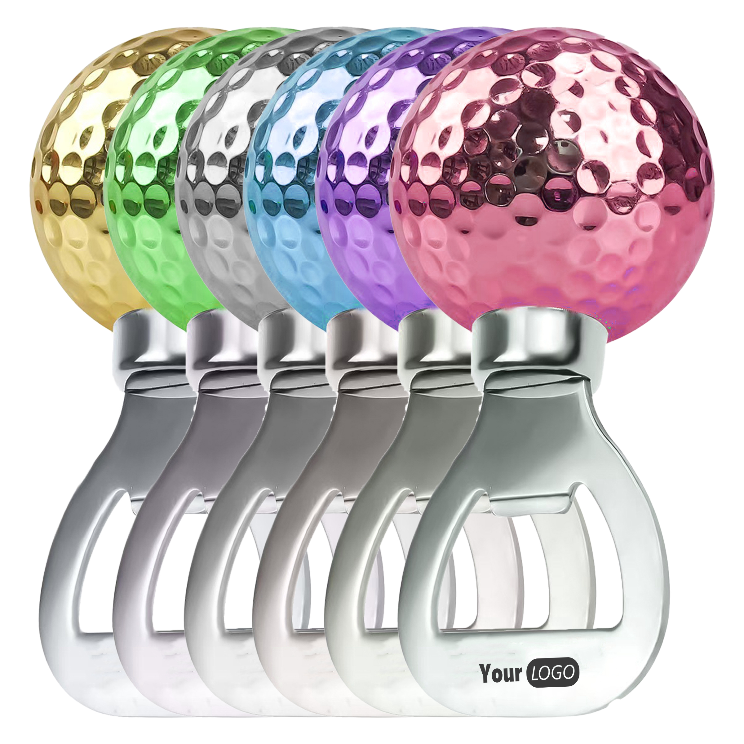 Stainless Steel Personalized Golf Beer Opener 2