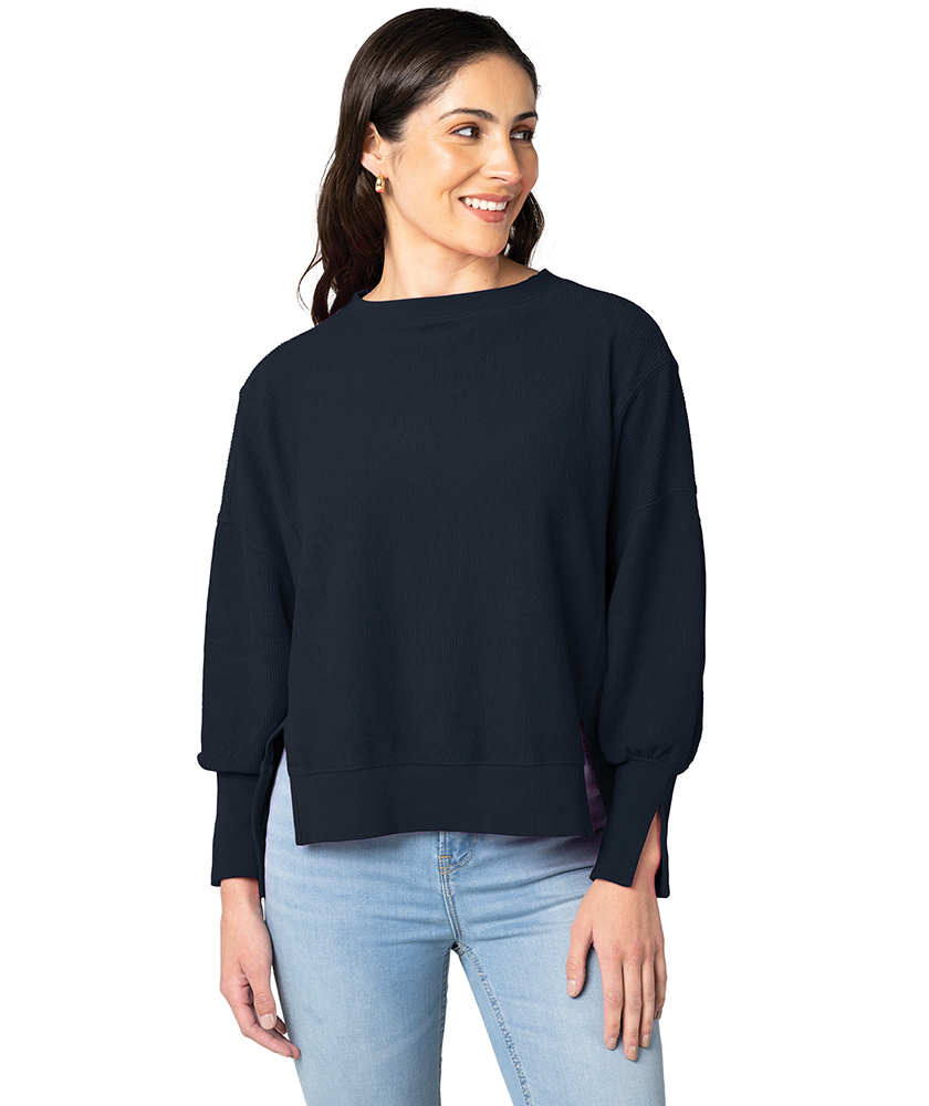 Women's Camden Spliced Crew Neck Sweatshirt 32