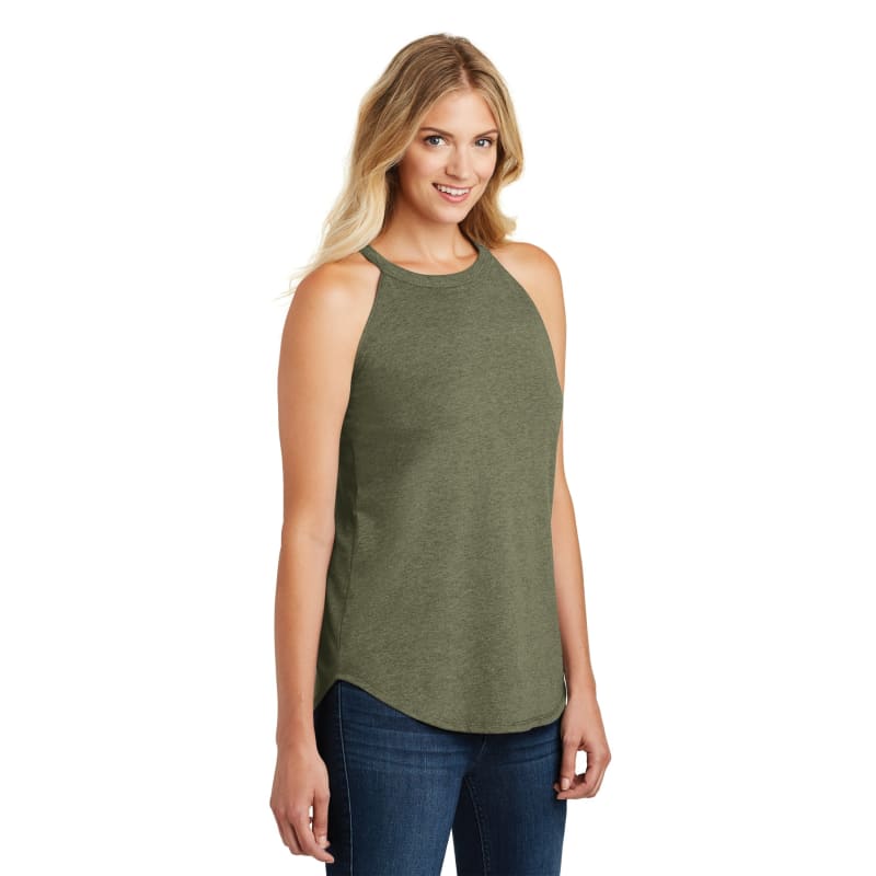 District Women's Perfect Tri Rocker Tank. 5