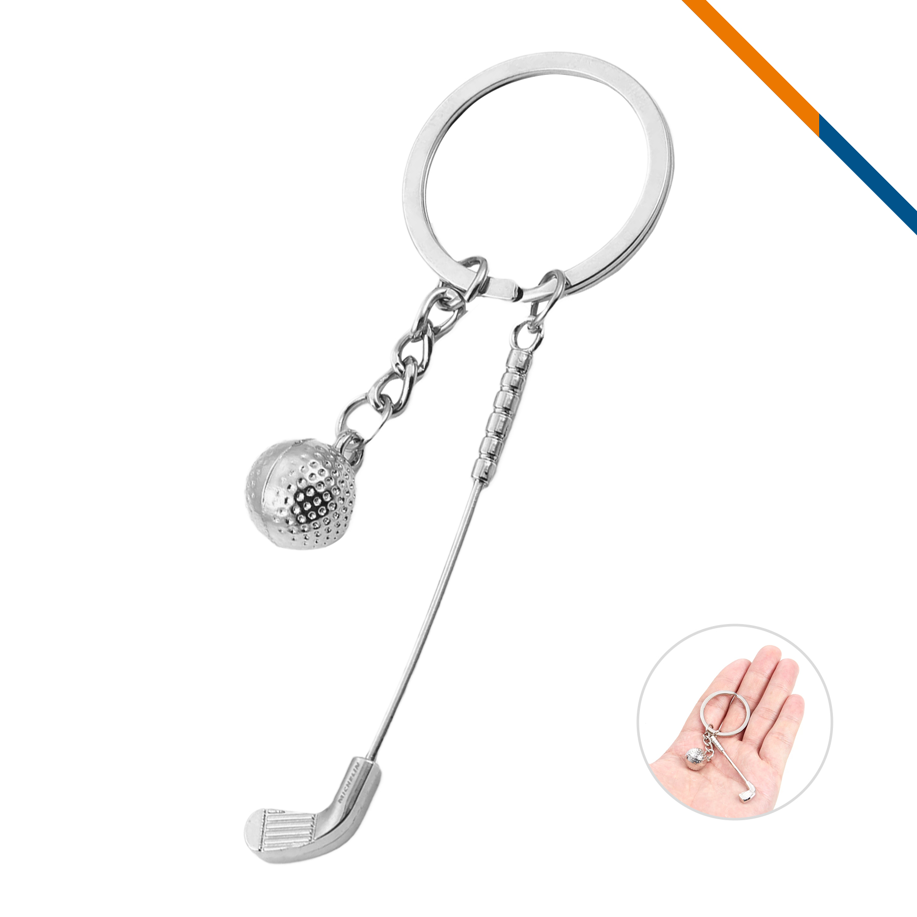 Mini Golf Clubs Keychain 1