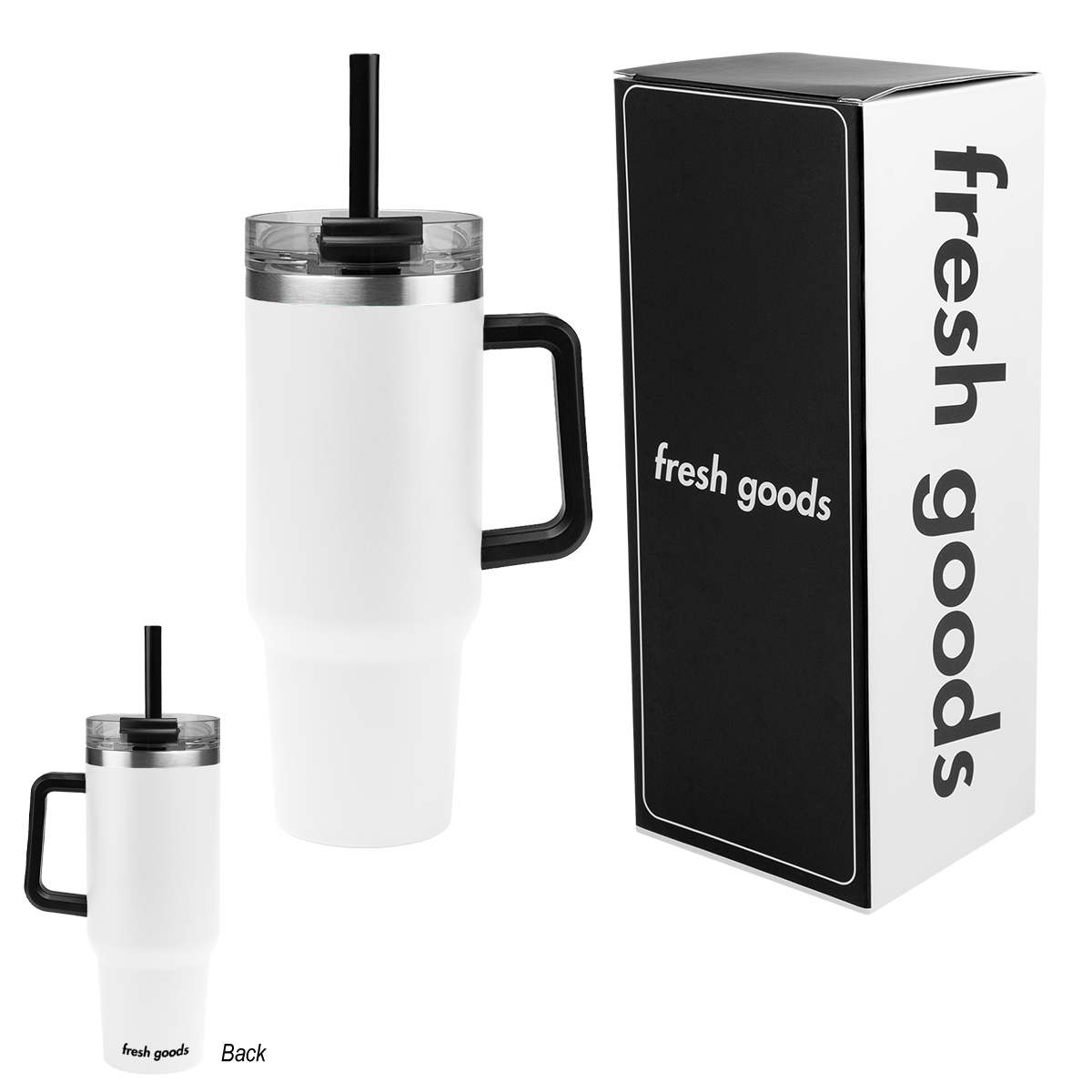 Fresh Goods 40 Oz. Intrepid Stainless Steel Tumbler 11