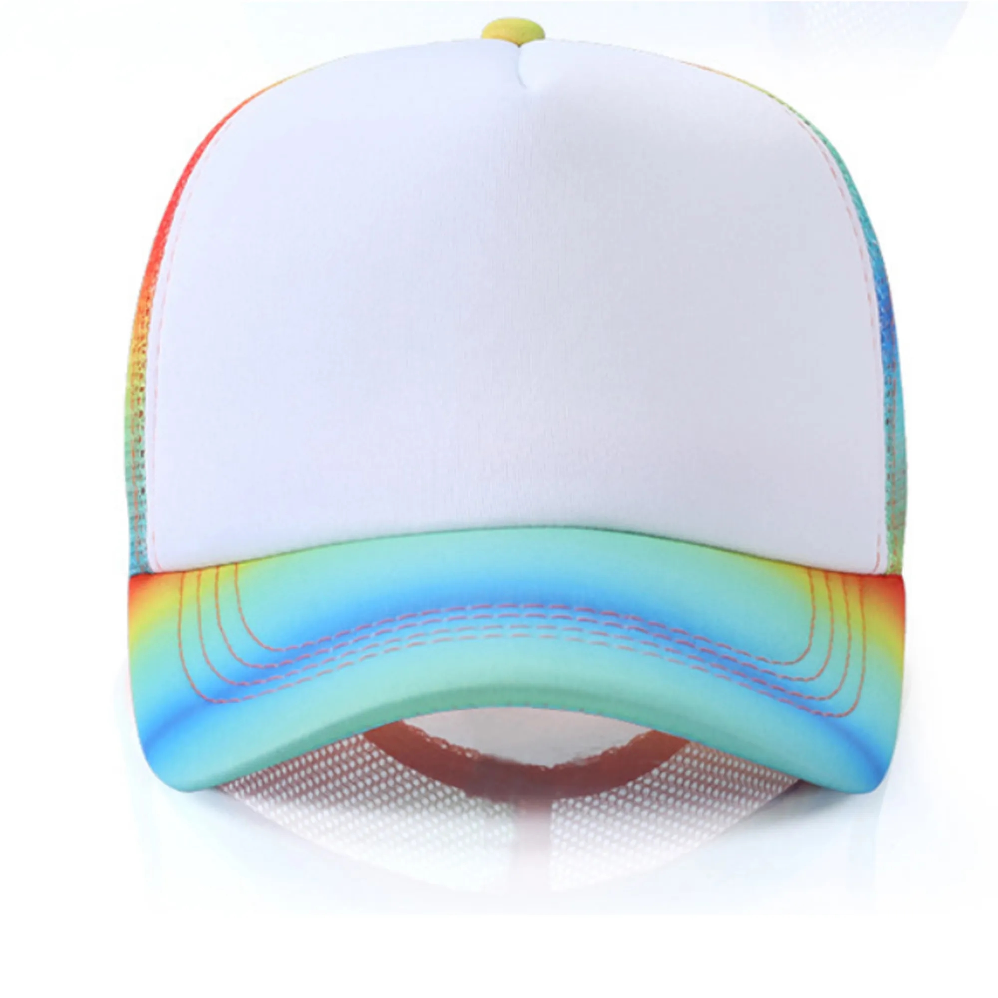 Rainbow Trucker Cap w/ Mesh 1