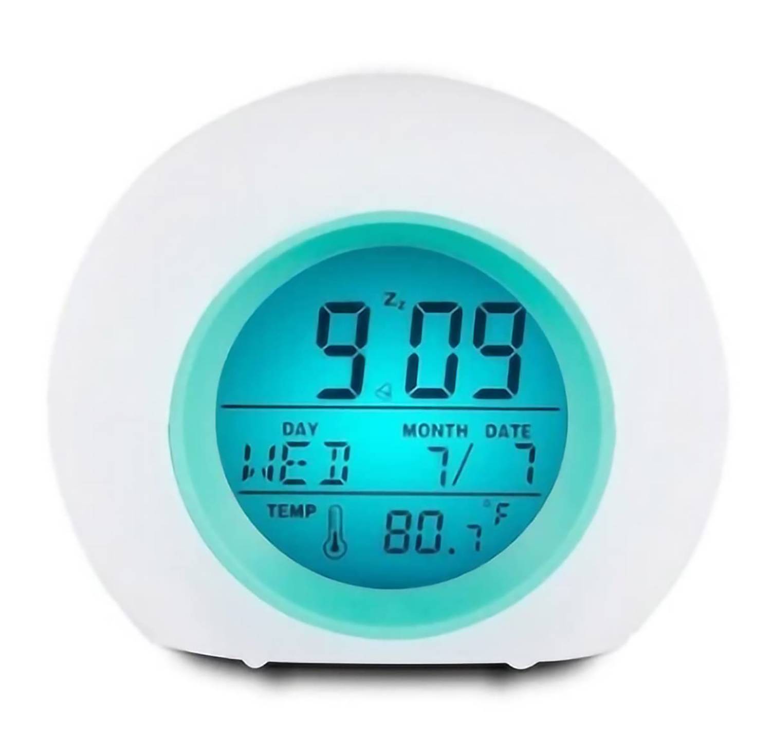 Kids 7-Color Changing Alarm Clock w/ Natural Sounds 2