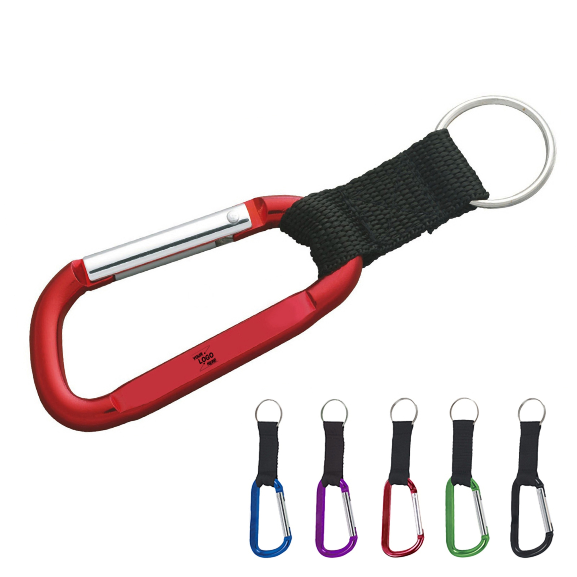 3" Carabiner w/Keyring