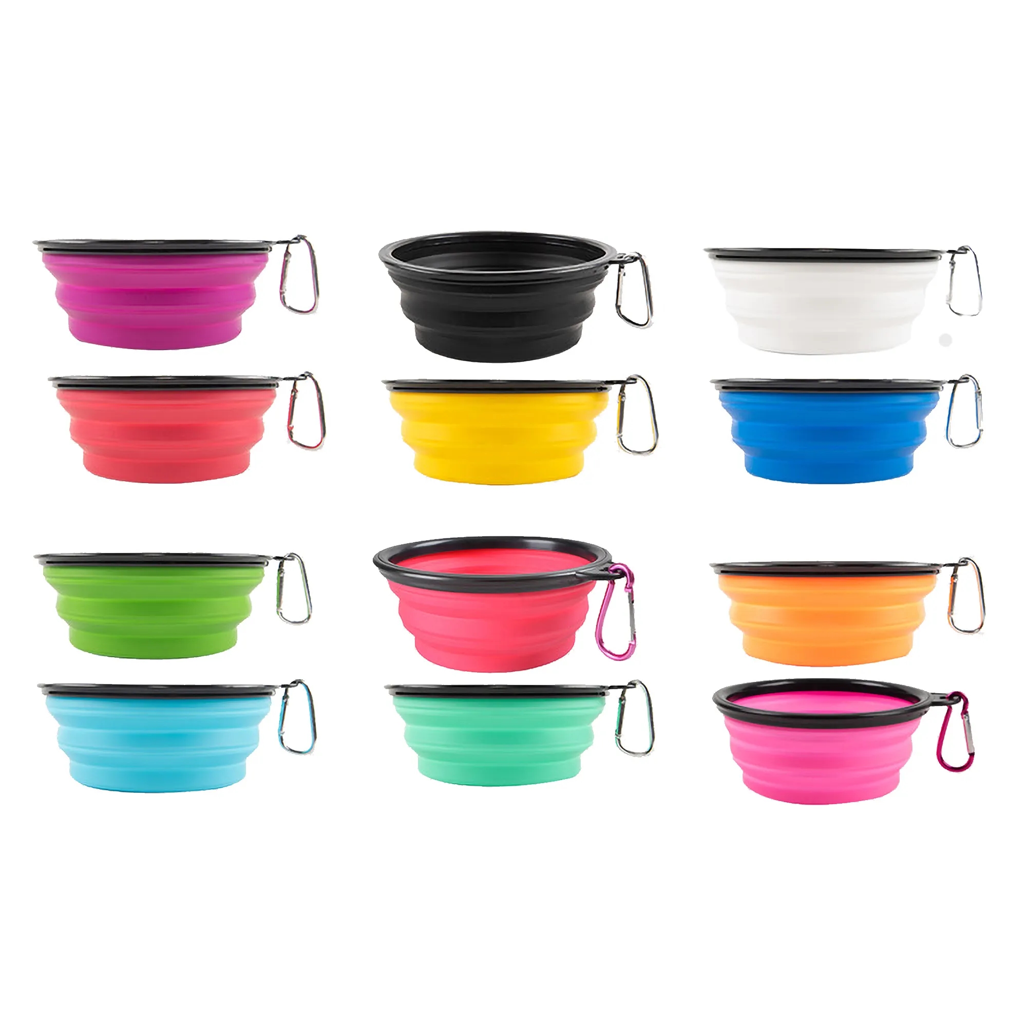 Portable Foldable Pet Bowl Leakproof Travel Home Use Feeder 5